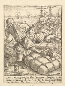 Le Marchand, de la Danse Macabre - Wenceslaus Hollar
