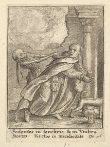 Le Moine, de La Danse Macabre, 1651 - Wenceslaus Hollar