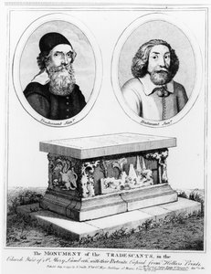 Le monument des Tradescants dans le cimetière de l