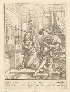 La Nonne, de la Danse Macabre - Wenceslaus Hollar