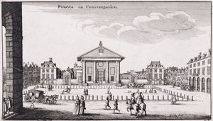 La Piazza à Covent Garden, 1647 - Wenceslaus Hollar