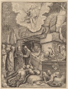 La Résurrection - Wenceslaus Hollar