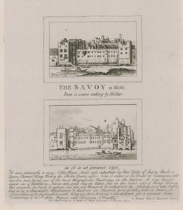 Le Savoy en 1650 et tel qu
