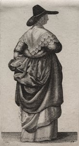 Les divers habits des femmes anglaises, de la noblesse aux paysannes..., 1640 - Wenceslaus Hollar