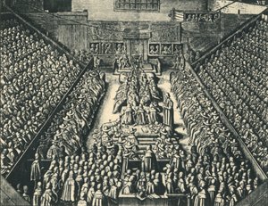 Le procès du comte de Strafford dans Westminster Hall