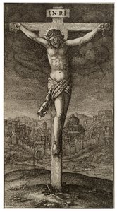 La crucifixion - Wenceslaus Hollar