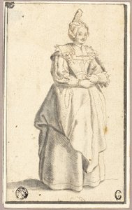 La dame au petit bonnet relevé, d