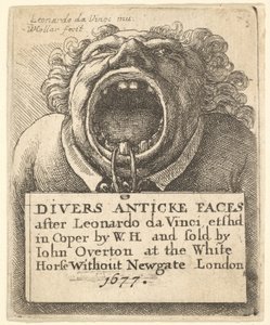 Page de titre, Divers Anticke Faces, 1677 - Wenceslaus Hollar
