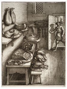 La souris de ville et la souris des champs - Wenceslaus Hollar