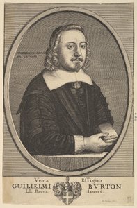 Vera Effigies Guilielmi Burton L.L. Baccalaurei, 1657-58 - Wenceslaus Hollar