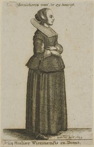 Femme viennoise - Wenceslaus Hollar