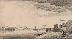 Vue de Lewenberg - Wenceslaus Hollar