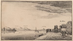 Vue de Lewenberg - Wenceslaus Hollar
