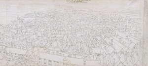 Vue de la partie est de Southwark en direction de Greenwich - Wenceslaus Hollar