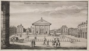 Vues de Londres : La Piazza à Covent Garden - Wenceslaus Hollar