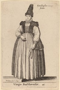 Virgo Basiliensis - Wenceslaus Hollar