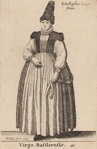 Virgo Basiliensis, 1644 - Wenceslaus Hollar