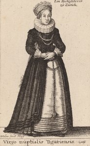 Virgo Nuptialis Tiguriensis, 1649 - Wenceslaus Hollar