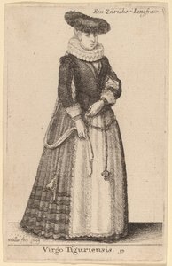 Virgo Tiguriensis - Wenceslaus Hollar