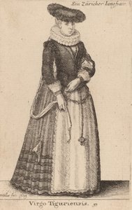 Virgo Tiguriensis - Wenceslaus Hollar