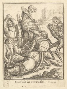 Charretier, de la Danse Macabre, 1651 - Wenceslaus Hollar