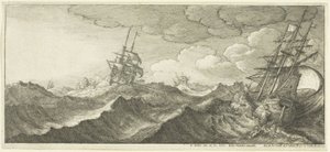 Navire de Guerre dans le Creux d