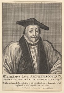 William Laud, archevêque de Canterbury, 1641 - Wenceslaus Hollar