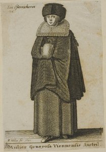 Femme de Vienne - Wenceslaus Hollar