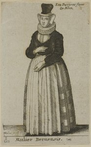 Femme de Berne - Wenceslaus Hollar
