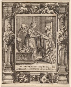 Mariée - Wenceslaus Hollar after Hans Holbein the Younger after Abraham van Diepenbeeck
