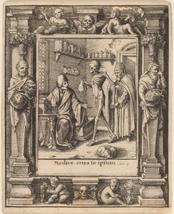 Docteur - Wenceslaus Hollar after Hans Holbein the Younger after Abraham van Diepenbeeck