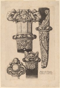 Ornementation pour une Dague et un Fourreau - Wenceslaus Hollar after Hans Holbein the Younger