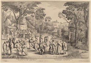 Danse de mariage rustique