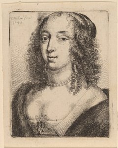 Duchesse de Lennox - Wenceslaus Hollar after Sir Anthony van Dyck