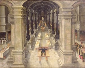 Un repas funéraire occulte dans une église - Wendel Dockler or Doechler