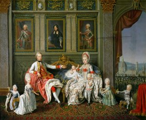 Léopold Ier, Grand-Duc de Toscane avec sa femme Maria Luisa et leurs enfants, 1773 - Werlin
