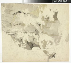Cloître forestier, paroi rocheuse abrupte, arbres - Werner Holmberg