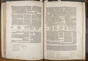 Fol 53 verso 54 recto, Fasciculus Temporum