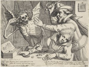 Jeune couple et la Mort