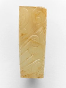 Perle cylindrique, c.800-700 av. J.-C. (jade) - Western Zhou Dynasty Chinese School