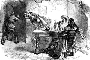 La bagarre à la taverne du navire, 17ème siècle vers 1880