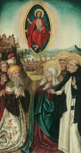 Vision de saint Dominique de Christ avec les trois lances