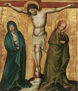 Crucifixion à trois figures - Wiener Maler