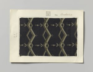 Échantillon de soie imprimée, motif Bouddha