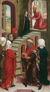 Présentation de Marie au Temple - Wiener oder niederösterreichischer Maler