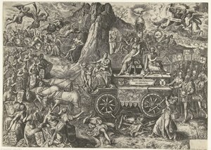 Le char triomphal de la paix, 1577 - Wierix