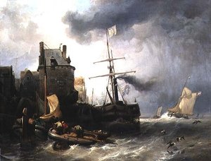 La tempête à Dunkerque