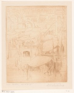 Prier et se baigner - Wijnand Otto Jan Nieuwenkamp (signed by artist)
