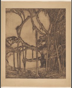Le vieux waringin - Wijnand Otto Jan Nieuwenkamp (signed by artist)