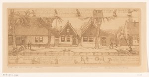 Le quartier des paysans, Edam - Wijnand Otto Jan Nieuwenkamp (signed by artist)